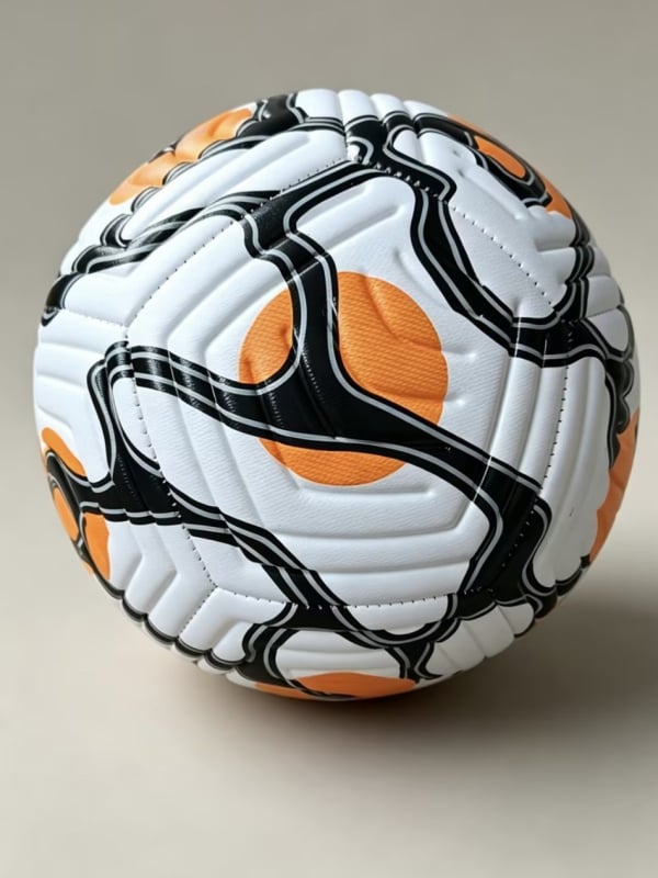 Fotbal PVC mărimea 5 pentru antrenament și competiție, minge cusută manual, rezistentă la uzură, pentru copii, adolescenți și adulți