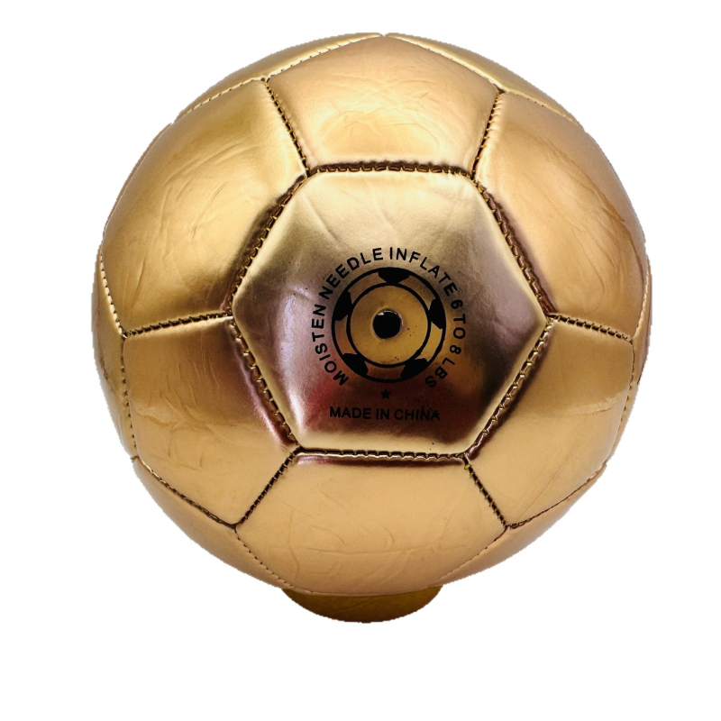Minge de fotbal aurie, mărimea 5, pentru elevi și adolescenți, mai groasă, rezistentă la șocuri și uzură, minge standard