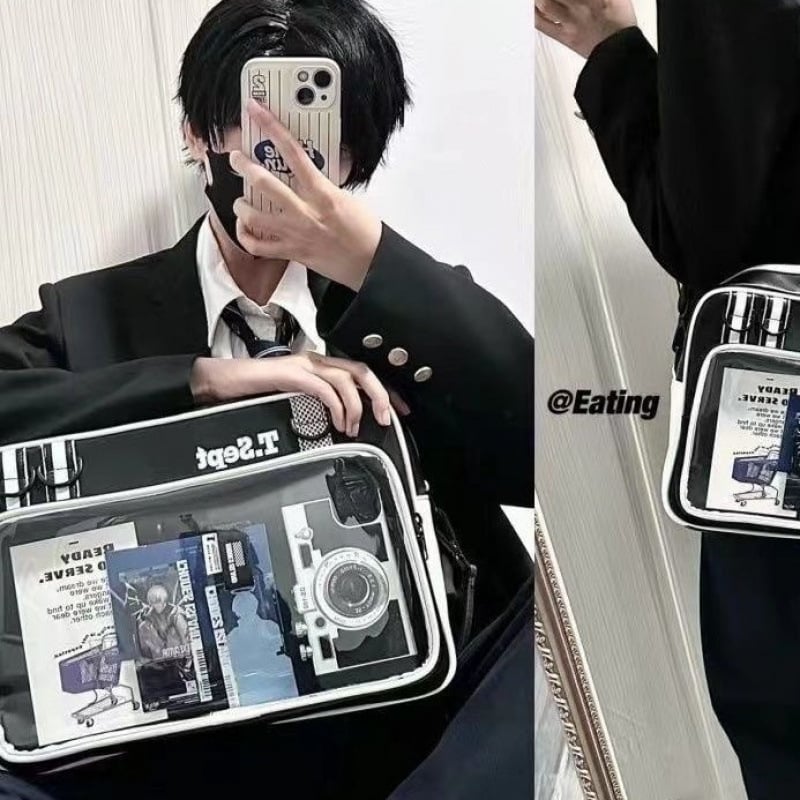 Rucsac pentru absolvire, capacitate mare, rucsac casual în stil japonez, unisex, geantă crossbody