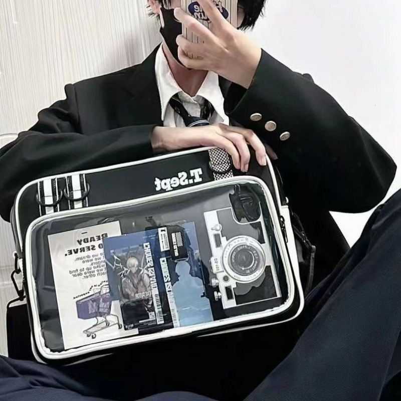Rucsac pentru absolvire, capacitate mare, rucsac casual în stil japonez, unisex, geantă crossbody