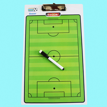 Tabla tactică pentru antrenament de fotbal, panou PVC pentru exerciții tactice, echipament de arbitraj