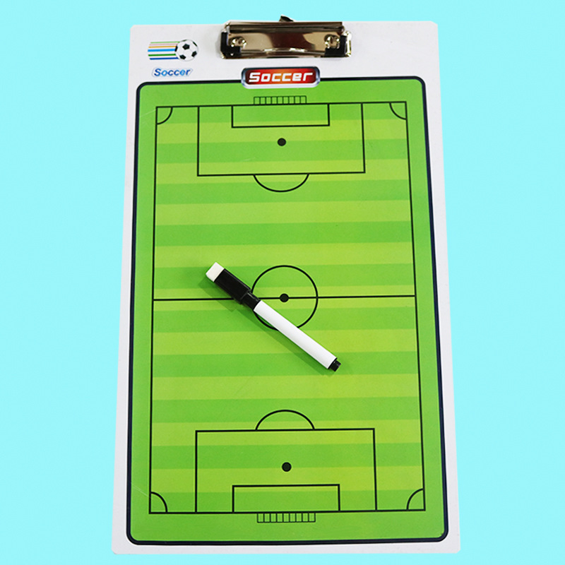 Tabla tactică pentru antrenament de fotbal, panou PVC pentru exerciții tactice, echipament de arbitraj