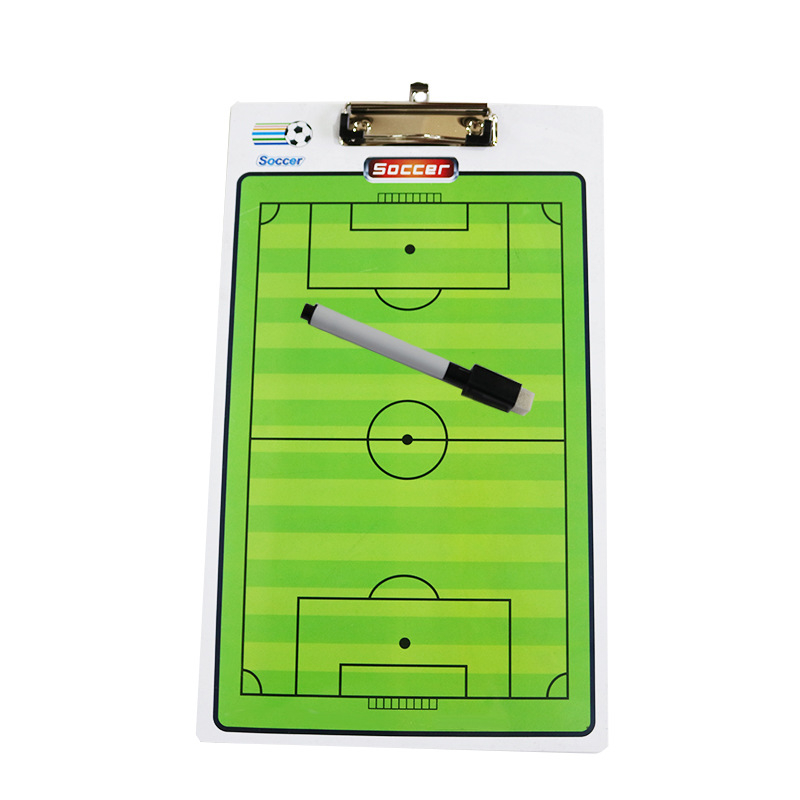 Tabla tactică pentru antrenament de fotbal, panou PVC pentru exerciții tactice, echipament de arbitraj