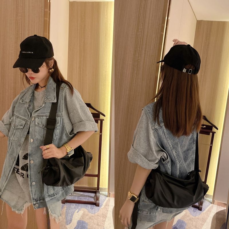 Geantă crossbody cilindrică casual, model 2026 pentru vară, geantă mare de umăr, stil urban simplu