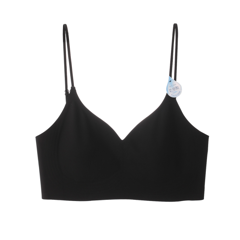Sutien fără spate, invizibil, fără cusături, cupe din cristal, plăcut la atingere, fără sârmă, respirabil, push-up, modelare laterală a sânilor