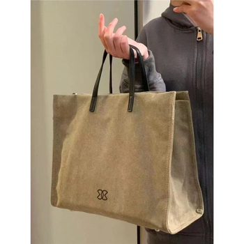 Geantă tote pentru femei din pânză, ușoară, cu capacitate mare, purtată pe umăr sau crossbody, pentru utilizare zilnică