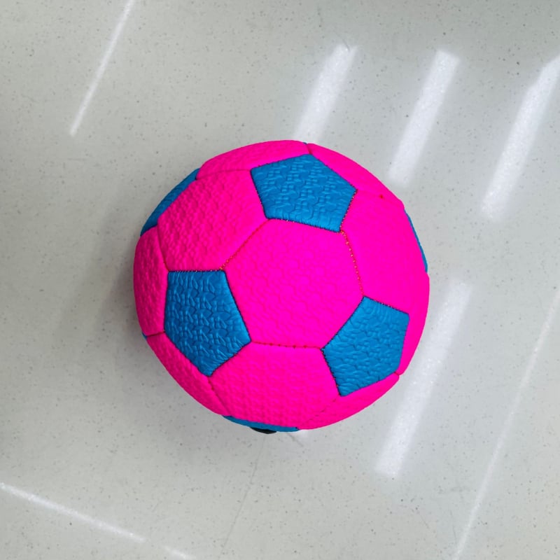 Fotbal de antrenament pentru tineri, PVC, cusut la mașină, model relief twill, durabil