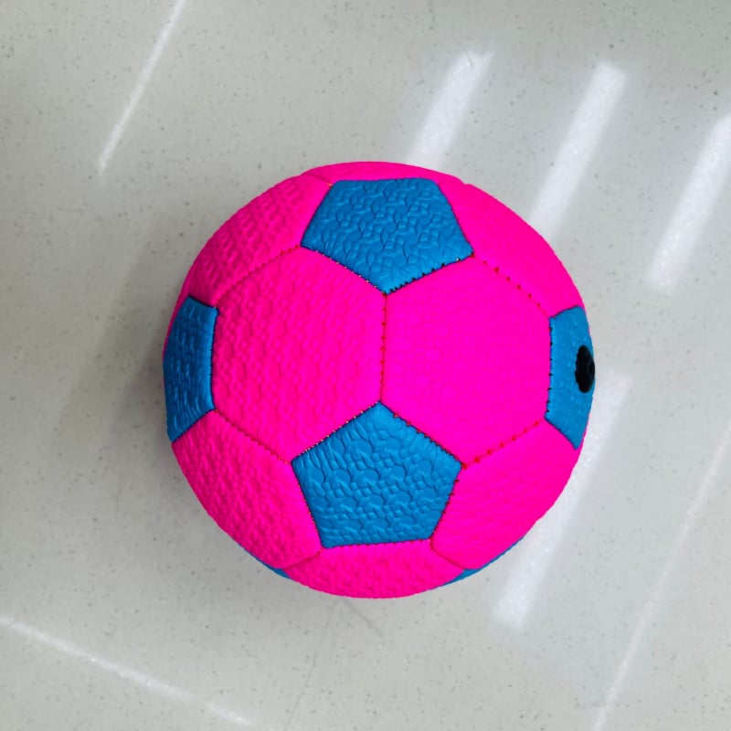 Fotbal de antrenament pentru tineri, PVC, cusut la mașină, model relief twill, durabil