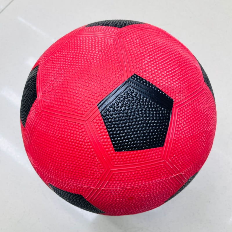 Minge de fotbal din cauciuc alb-negru, dimensiuni 3–5, pentru uz școlar