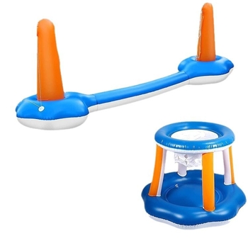 Suport gonflabil pentru baschet pe apă din PVC, pentru adulți, 300×95 cm
