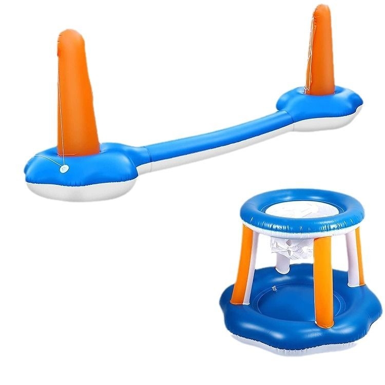 Suport gonflabil pentru baschet pe apă din PVC, pentru adulți, 300×95 cm