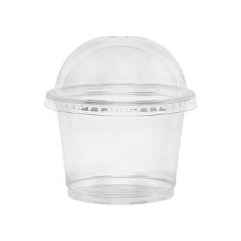 Cupă de plastic de unică folosință pentru budincă cu lapte cu strat dublu, potrivită pentru jeleu, gelatină și ambalare iaurt