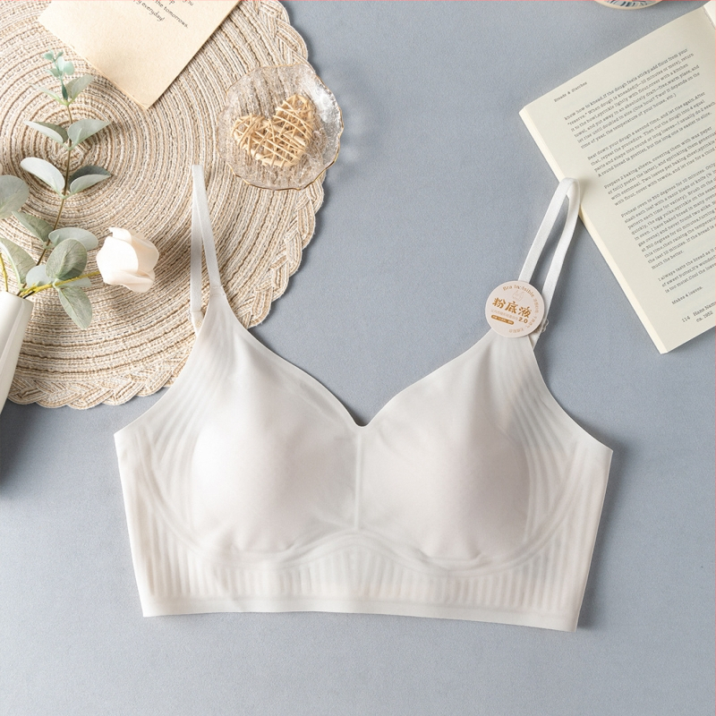 Sutien pentru diminuarea bustului pentru femei, fără cusături, din ice silk, spate frumos, vară, subțire, sexy fără bretele 5337
