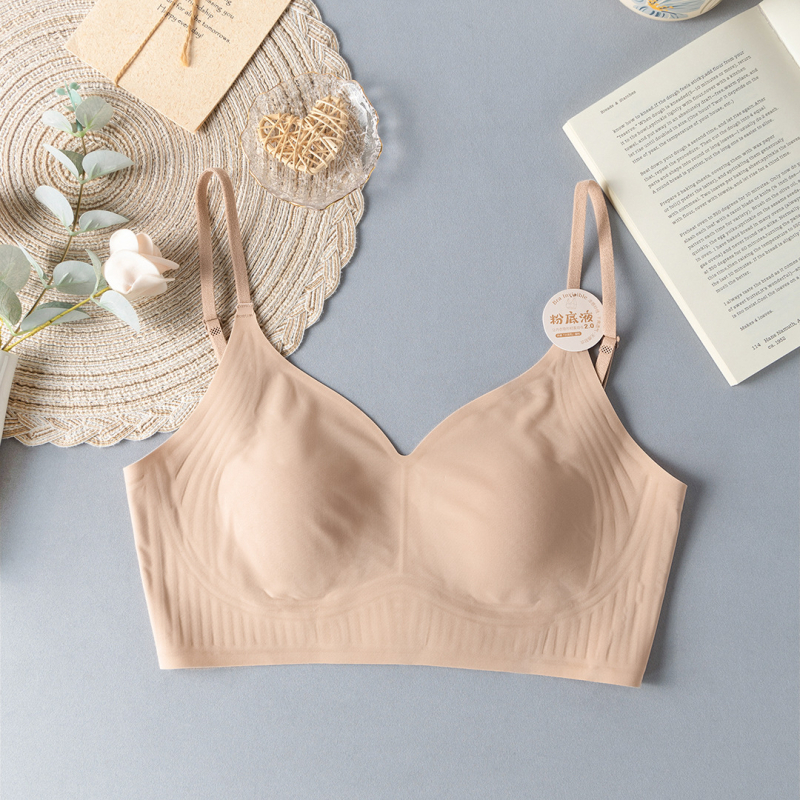 Sutien pentru diminuarea bustului pentru femei, fără cusături, din ice silk, spate frumos, vară, subțire, sexy fără bretele 5337
