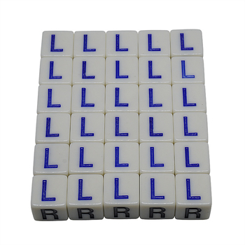 Set de zaruri și jetoane cu design de floare de floarea-soarelui, într-un tub transparent din PVC