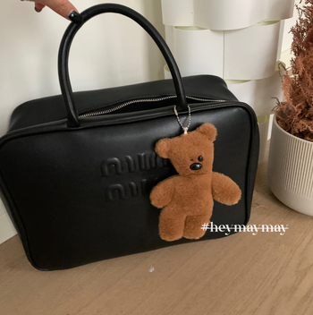 Heymaymay Invitație la podium, stil Miu, Geantă Boston cu capacitate mare, curea crossbody, 2026