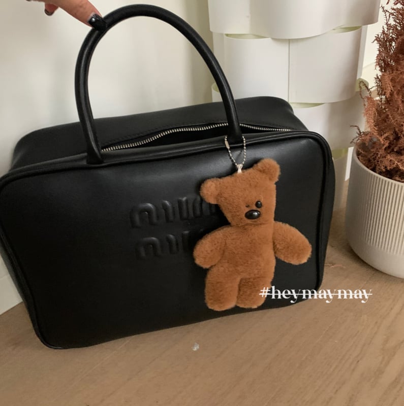 Heymaymay Invitație la podium, stil Miu, Geantă Boston cu capacitate mare, curea crossbody, 2026