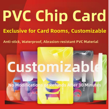 Chipuri din plastic pentru Mahjong și jetoane de joc, rezistente la uzură și apă, jetoane speciale pentru sălile de joc, design gratuit
