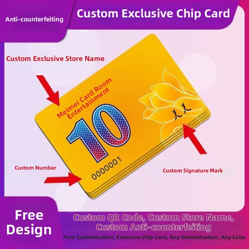 Chipuri din plastic pentru Mahjong și jetoane de joc, rezistente la uzură și apă, jetoane speciale pentru sălile de joc, design gratuit