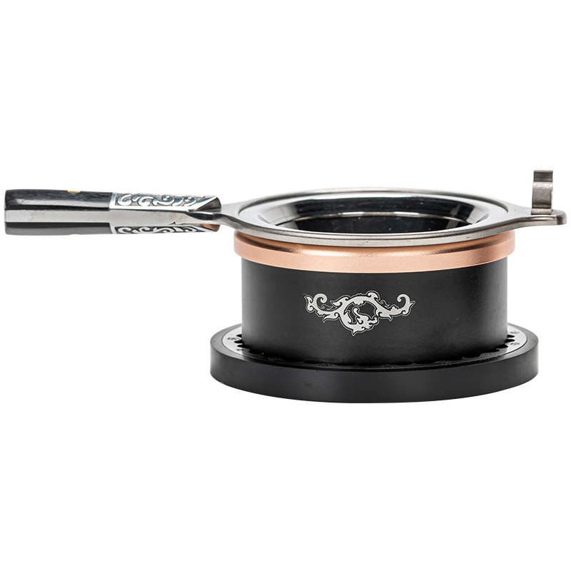 Filtru de ceai din oțel damasc — accesoriu premium pentru set Kung Fu