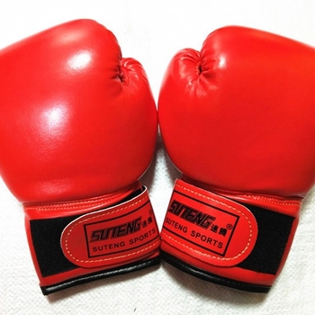 Sagitar mănuși de box pentru copii, culoare solidă perlată, cu căptușeală din spumă pentru antrenament Sandbag/Sanda