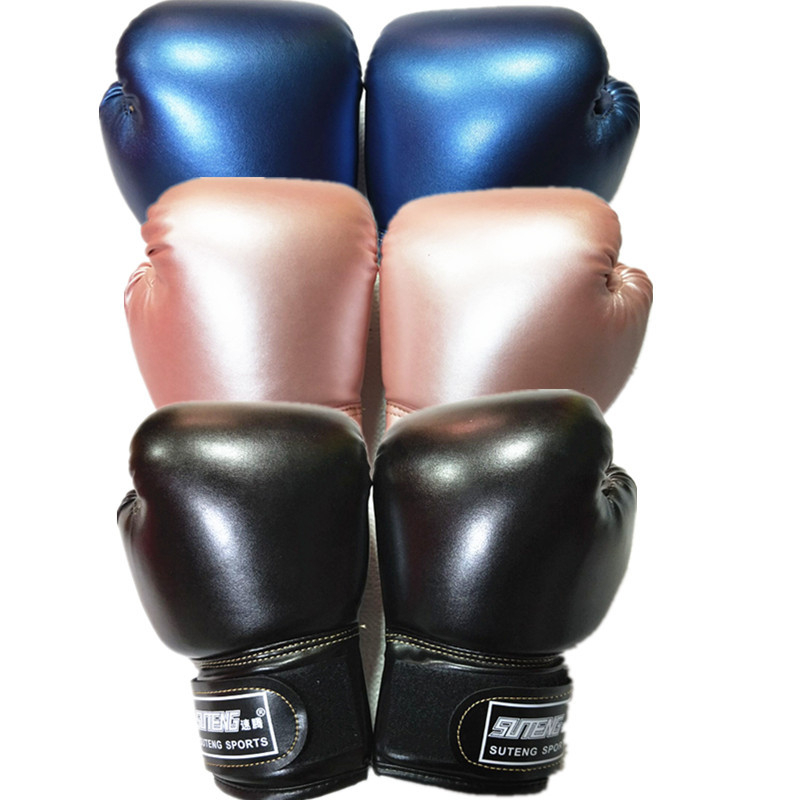 Sagitar mănuși de box pentru copii, culoare solidă perlată, cu căptușeală din spumă pentru antrenament Sandbag/Sanda