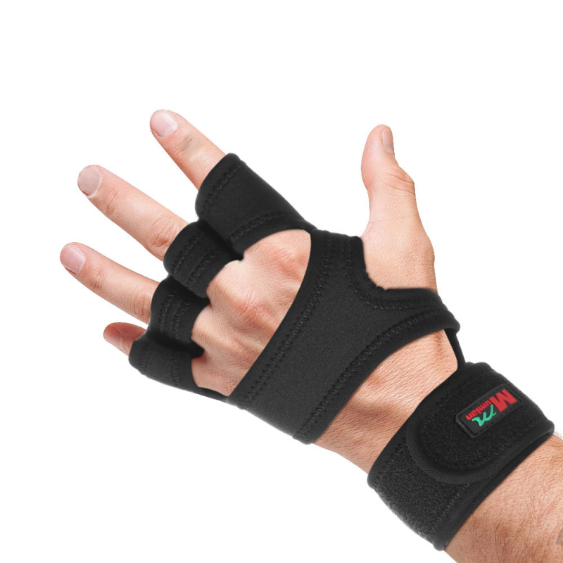 Mumian mănuşi de fitness unisex cu suport pentru încheietură, pentru baschet, tenis, gantere şi ridicare de greutăţi, model F08