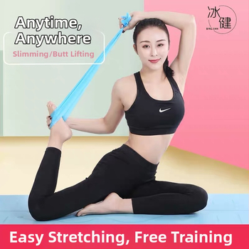 Bandă elastică de yoga pentru antrenamentul spatelui și umerilor, pentru bărbați și femei, modelare corporală, întindere și rezistență, tonifierea feselor