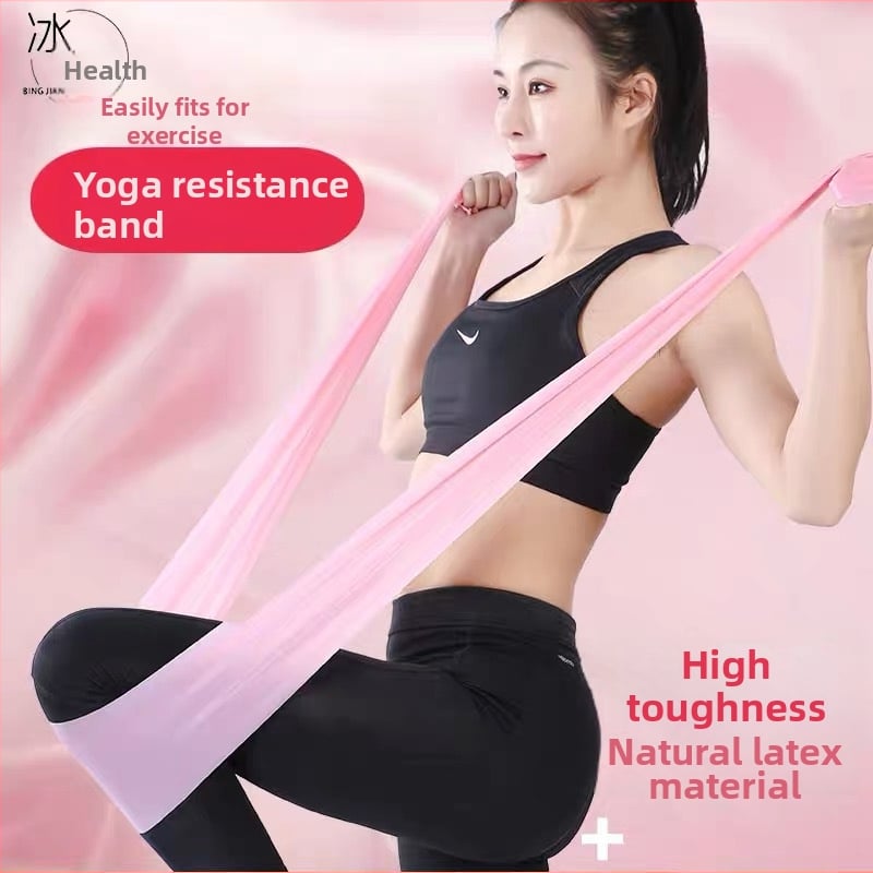 Bandă elastică de yoga pentru antrenamentul spatelui și umerilor, pentru bărbați și femei, modelare corporală, întindere și rezistență, tonifierea feselor