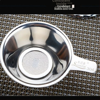 Rui Kun Filtru de ceai din oțel inoxidabil 304, filtru pentru frunze de ceai, accesorii pentru ceai, separator pentru resturi de ceai, filtru Kung Fu pentru ceai