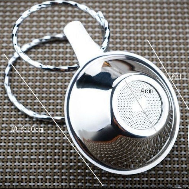 Rui Kun Filtru de ceai din oțel inoxidabil 304, filtru pentru frunze de ceai, accesorii pentru ceai, separator pentru resturi de ceai, filtru Kung Fu pentru ceai