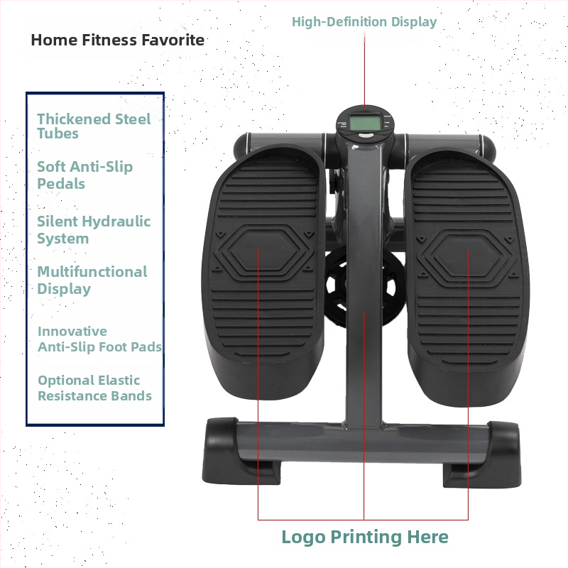 Stepper a eliptický trenažér na nohy – prenosný domáci fitness stroj