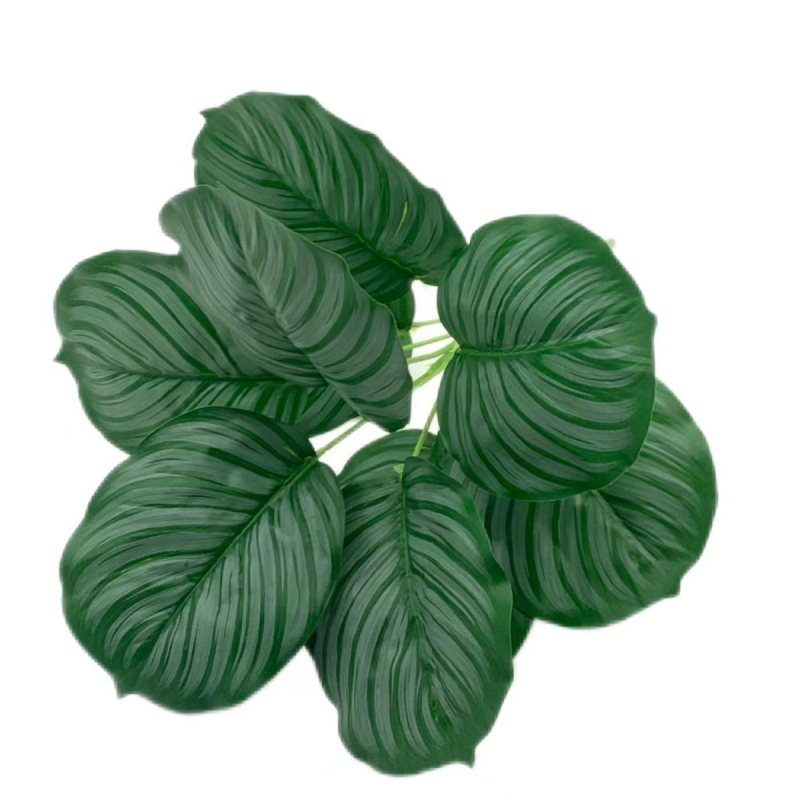 Plantă artificială verde-bonsai cu taro și măr verde pentru decor interior