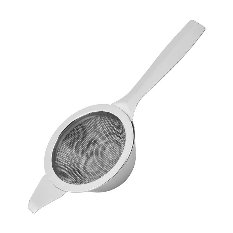 Filtru de ceai din oțel inoxidabil 304, infuzor cu plasă, mâner dublu