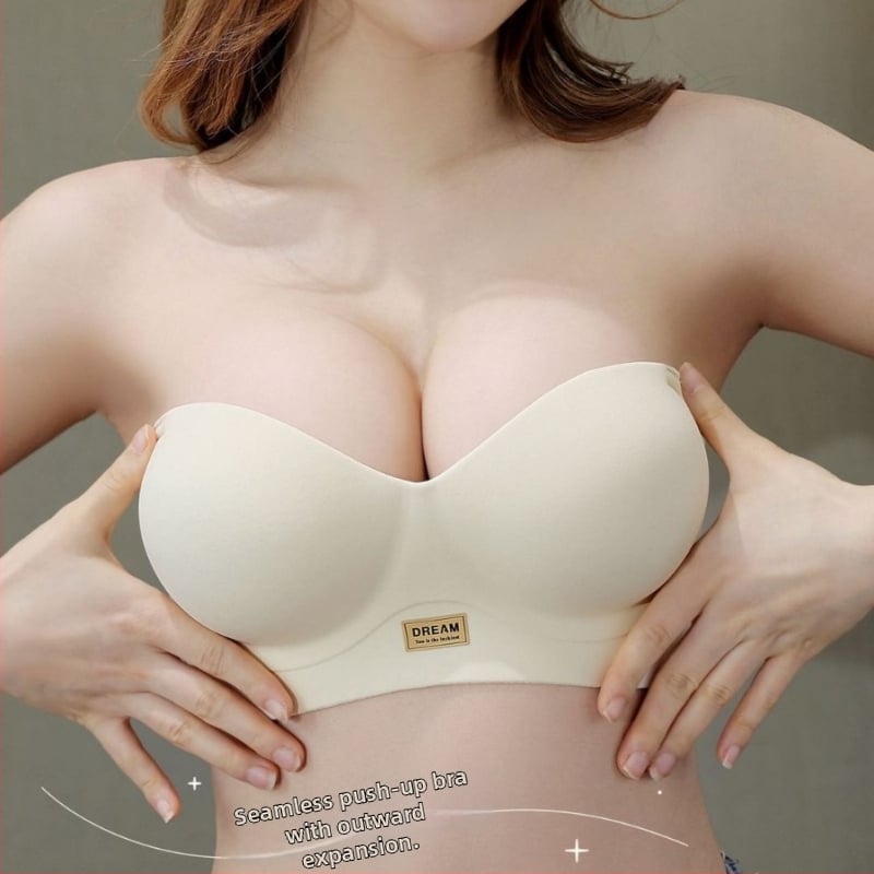 9335 Sutien push-up fără sârmă pentru femei, evidențiază sânii mici, anti-cădere