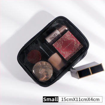 Geantă transparentă mare pentru machiaj, portabilă – organizator de cosmetică pentru călătorii, pentru femei
