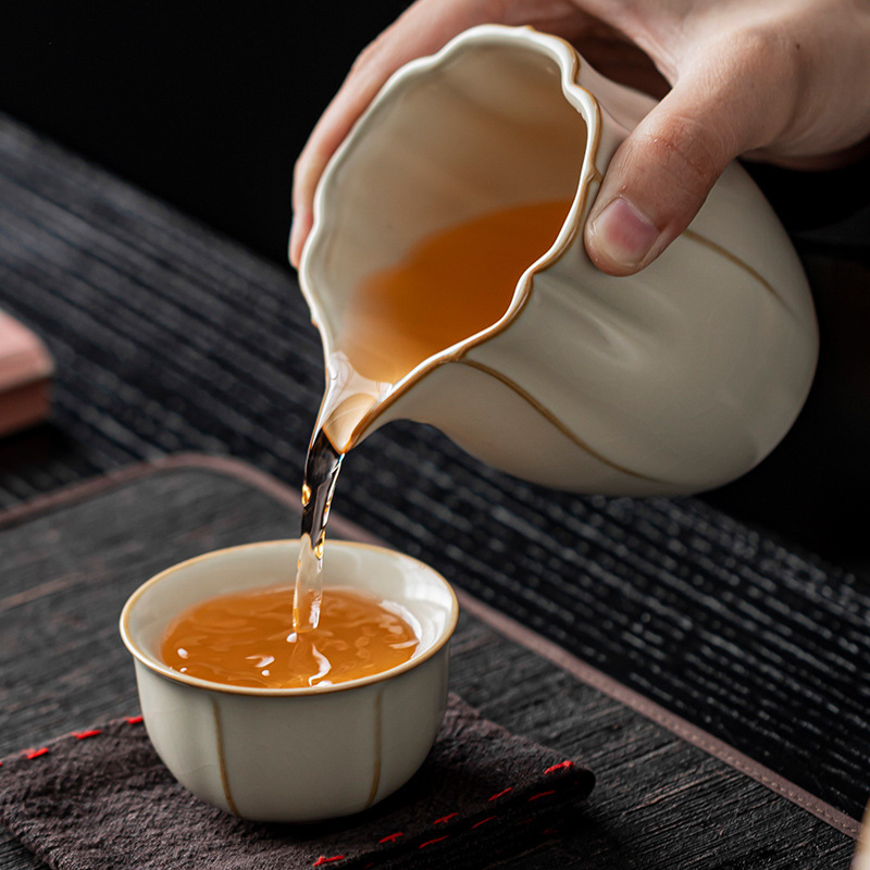Cupa Gongdao din porțelan pentru uz casnic – divizor de ceai pentru ceremonia Kung Fu, accesorii set ceai