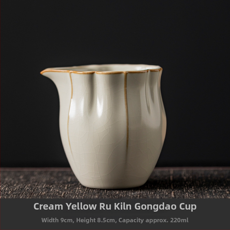 Cupa Gongdao din porțelan pentru uz casnic – divizor de ceai pentru ceremonia Kung Fu, accesorii set ceai