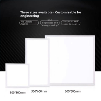 Lumină LED panou plat 600x600 mm cu grilă, plafon integrat de 60x60 cm, panou din aluminiu și placă din lână minerală