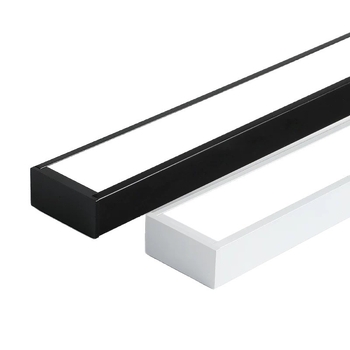 Lampă LED lungă pentru birou, stil industrial, panou dreptunghiular, 120 LED, 6000K alb rece, 120 cm, 220V, CRI 80–90, carcasă din aluminiu, fără reglaj, iluminează 5–10 m²