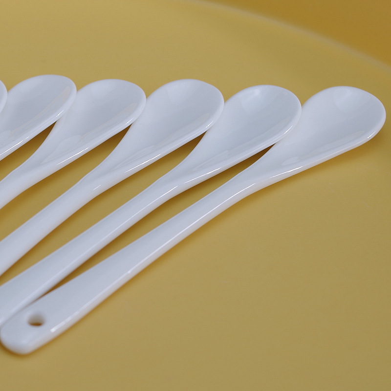 Csontporcelán kávéskanál, csésze kanál és keverőkanál készlet