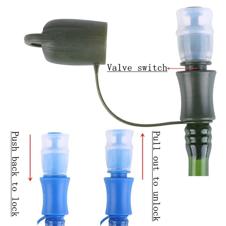 Sac de hidratare pentru sporturi în aer liber, 2L, set de 2 piese, ușor