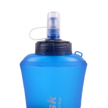 Geantă de apă portabilă pentru exterior, 500 ml, TPU, impermeabilă, pentru drumeții și activități în aer liber