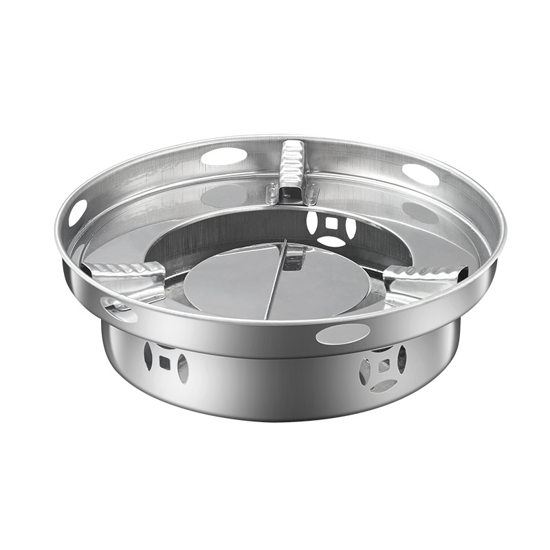 Vas mare din oțel inoxidabil pentru arzător cu alcool — pentru uz casnic, oală pentru hot pot, dry pot și supă