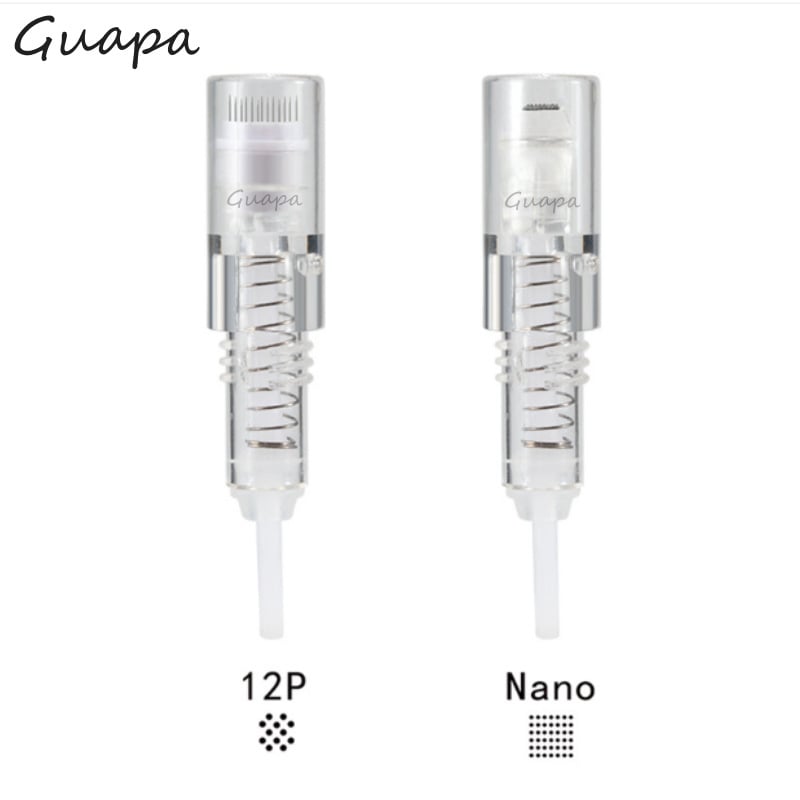 Capă microace fără anestezie cu cip spiral pentru machiaj permanent și broderie integrate; aplicații pentru gene și buze; microace pentru fondul facial
