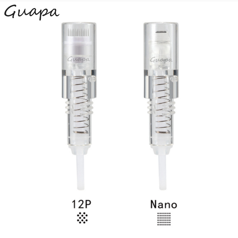 Capă microace fără anestezie cu cip spiral pentru machiaj permanent și broderie integrate; aplicații pentru gene și buze; microace pentru fondul facial