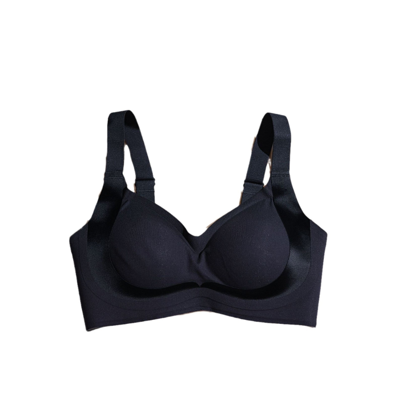 Bolong Primăvara 2025 Sutien subțire din Mulberry Silk, Dublă ridicare, fără arc, Sutien de modelare pentru femei