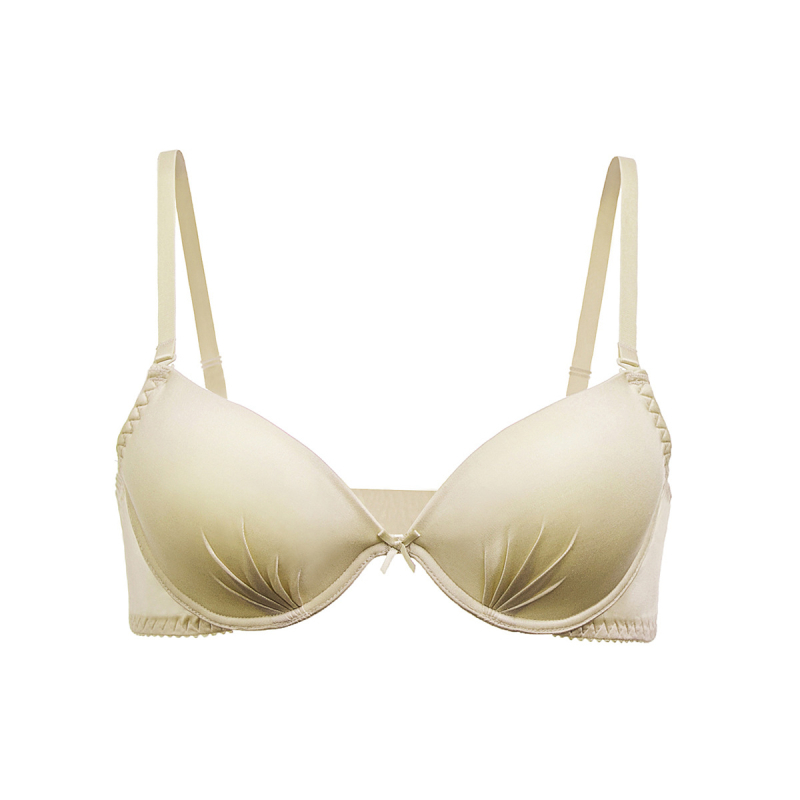 Sutien din 100% mătase Mulberry, luciu fin, design minimalist, reglabil, cu bretele detașabile, închidere în spate cu două rânduri de cârlige