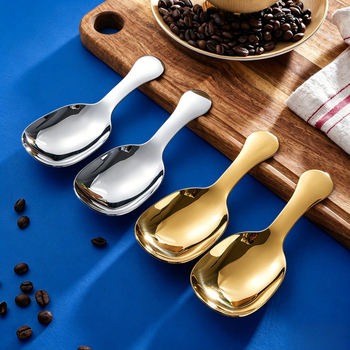 Lingură de ceai din oțel inoxidabil, mâner scurt, cupă îngroșată pentru ceai, lingură pentru boabe de cafea, lingură de măsurare, lingură pentru înghețată și desert, linguriță pentru frunze de ceai, uz casnic