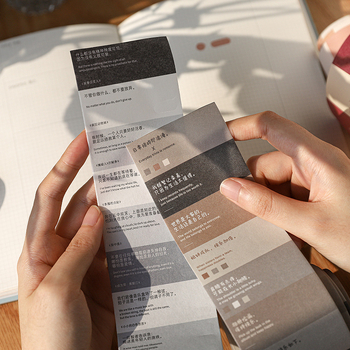 Bandă washi cu text decupat, seria Trei cuvinte, Două cuvinte, materiale pentru scrapbook, 6 modele